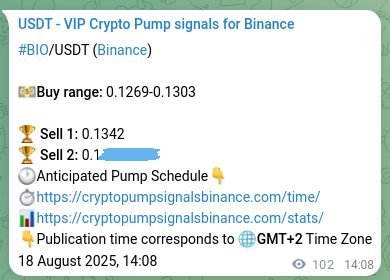 View the market signal proof for BIO pump from Binance, 18 August 2025, 16:56 Market signal proof: BIO pump from Binance, 18 August 2025, 16:56