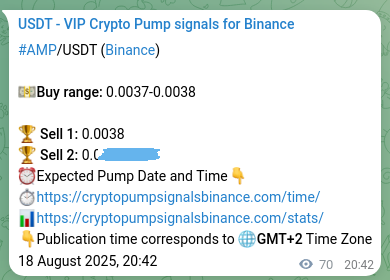 Watch the live proof of AMP pump signal on Binance, 18 August 2025, 22:39 Live proof of AMP pump signal on Binance, 18 August 2025, 22:39