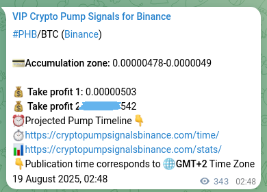 View the proof of PHB pump signal on Binance at 19 August 2025, 12:20 Authenticated proof of PHB's pump signal on Binance at 19 August 2025, 12:20