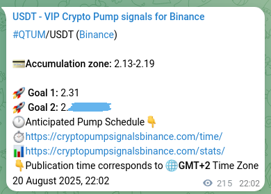 View the proof of QTUM pump signal on Binance at 21 August 2025, 04:00 Proof of QTUM pump signal on Binance at 21 August 2025, 04:00