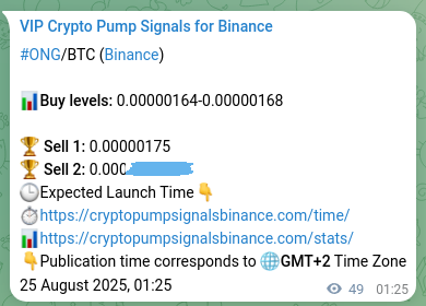 Trading authentication: Verify ONG signal on Binance, 25 August 2025, 02:45 Trading precision: ONG signal proof on Binance, 25 August 2025, 02:45