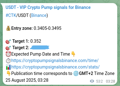 Check the CTK pump verification image from Binance, 25 August 2025, 18:13 CTK pump verification image from Binance, 25 August 2025, 18:13