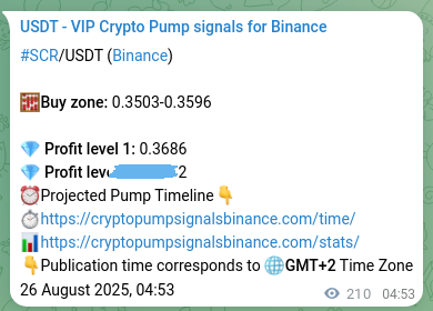 Explore the Binance signal proof for SCR, 26 August 2025, 10:44 Binance signal proof for SCR, 26 August 2025, 10:44