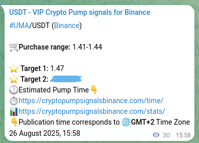 Validate execution timing: UMA pump signal precision on Binance, 26 August 2025, 16:47 Risk-adjusted verification: UMA pump signal quality on Binance, 26 August 2025, 16:47