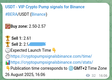 Authenticate strategy results: BERA pump signal methodology on Binance, 26 August 2025, 16:57 Execution validation: BERA pump signal timing on Binance, 26 August 2025, 16:57