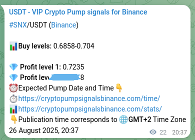 Signal verification: Confirm SNX pump on Binance at 26 August 2025, 21:15 Signal verification: SNX pump on Binance at 26 August 2025, 21:15