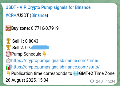 Real-time proof of CRV pump signal on Binance, 26 August 2025, 22:13 Real-time proof of CRV pump signal on Binance, 26 August 2025, 22:13