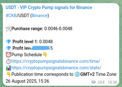 Crypto trading signal proof: CKB pump on Binance, 26 August 2025, 22:53 Crypto trading signal proof: CKB pump on Binance, 26 August 2025, 22:53