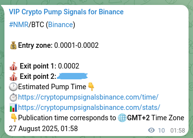 Trading evidence: Examine NMR signal performance on Binance, 27 August 2025, 02:15 Signal validation: NMR pump evidence on Binance, 27 August 2025, 02:15
