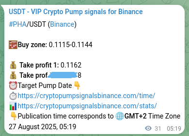 See the verification image for PHA pump signal on Binance at 27 August 2025, 06:09 Verification image for PHA pump signal on Binance at 27 August 2025, 06:09