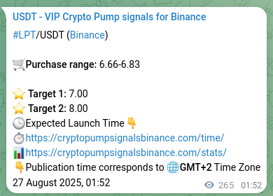 Explore the crypto trading signal verification for LPT pump on Binance, 27 August 2025, 09:12 Crypto trading signal verification: LPT pump on Binance, 27 August 2025, 09:12
