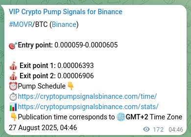 Signal performance review: MOVR pump authentication on Binance, 27 August 2025, 09:32 Signal validation: MOVR pump evidence on Binance, 27 August 2025, 09:32