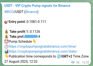 Explore the crypto market signal confirmation for BICO pump on Binance, 27 August 2025, 14:07 Crypto market signal confirmation: BICO pump on Binance, 27 August 2025, 14:07