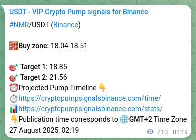 Authenticate the market signal for NMR on Binance at 27 August 2025, 22:01 Market signal authentication: NMR on Binance at 27 August 2025, 22:01