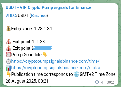 Explore the RLC pump signal verification from Binance, timestamp: 28 August 2025, 00:27 RLC pump signal verification from Binance, timestamp: 28 August 2025, 00:27