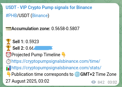 Signal verification: Confirm PHB pump on Binance at 28 August 2025, 02:24 Signal verification: PHB pump on Binance at 28 August 2025, 02:24
