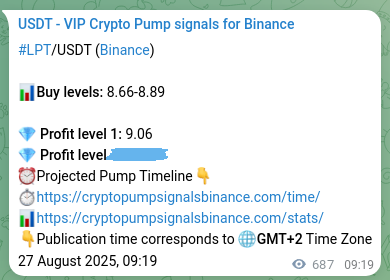 Trading signal proof: LPT pump from Binance, 28 August 2025, 04:24 Trading signal proof: LPT pump from Binance, 28 August 2025, 04:24