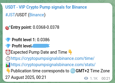 Market signal verification: JST on Binance at 28 August 2025, 06:03 Market signal verification: JST on Binance at 28 August 2025, 06:03