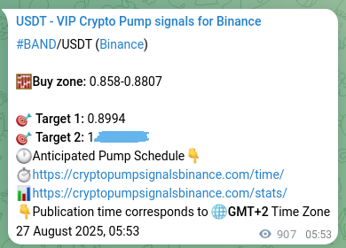 See the verification image for BAND pump signal on Binance at 28 August 2025, 07:04 Verification image for BAND pump signal on Binance at 28 August 2025, 07:04