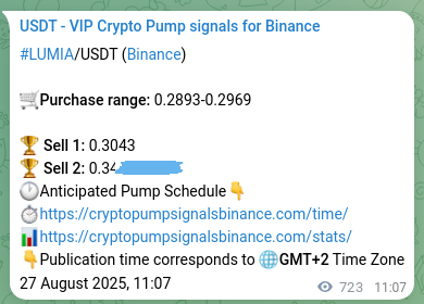 Discover the authenticated LUMIA pump signal on Binance, 28 August 2025, 07:11 Authenticated LUMIA pump signal on Binance, 28 August 2025, 07:11