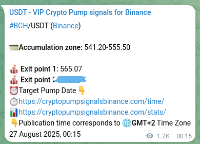 Check the BCH pump verification image from Binance, 28 August 2025, 10:14 BCH pump verification image from Binance, 28 August 2025, 10:14