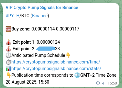 Signal verification: Confirm PYTH pump on Binance at 28 August 2025, 15:56 Market signal verification: PYTH on Binance at 28 August 2025, 15:56