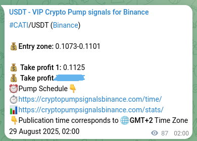 Crypto market signal proof: CATI pump on Binance, 29 August 2025, 04:24 Crypto market signal proof: CATI pump on Binance, 29 August 2025, 04:24
