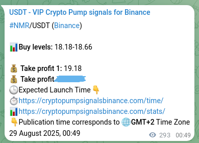 Binance exchange signal proof for NMR, 29 August 2025, 08:58 Binance exchange signal proof for NMR, 29 August 2025, 08:58