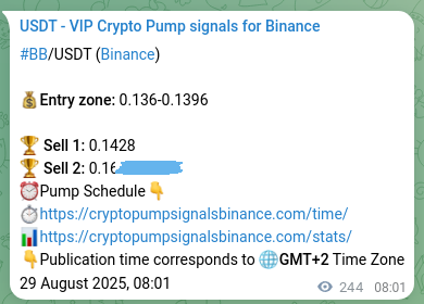 Learn about the BB pump signal confirmation from Binance, 29 August 2025, 14:48 BB pump signal confirmation from Binance, timestamp: 29 August 2025, 14:48