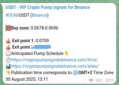 Check the OGN pump verification image from Binance, 30 August 2025, 16:02 OGN pump verification image from Binance, 30 August 2025, 16:02