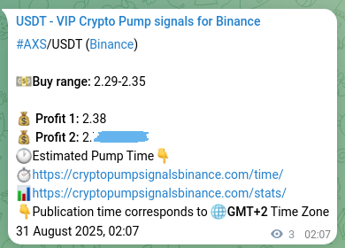 Check out the Binance pump signal proof for AXS on 31 August 2025, 02:11 Binance pump signal proof for AXS on 31 August 2025, 02:11