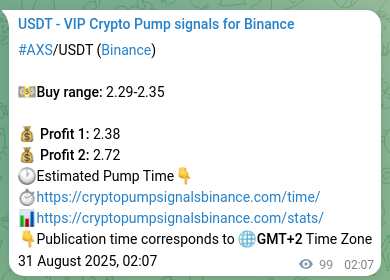 Real-time proof of AXS pump signal on Binance, 31 August 2025, 04:52 Real-time proof of AXS pump signal on Binance, 31 August 2025, 04:52