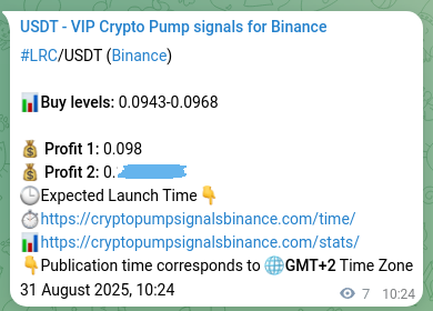 Discover the authenticated LRC pump signal on Binance, 31 August 2025, 10:35 Authenticated LRC pump signal on Binance, 31 August 2025, 10:35