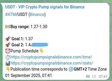 Check out the Binance pump signal proof for ATM on 01 September 2025, 08:02 Binance pump signal proof for ATM on 01 September 2025, 08:02