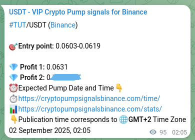 Real-time proof of TUT pump signal on Binance, 02 September 2025, 04:36 Real-time proof of TUT pump signal on Binance, 02 September 2025, 04:36