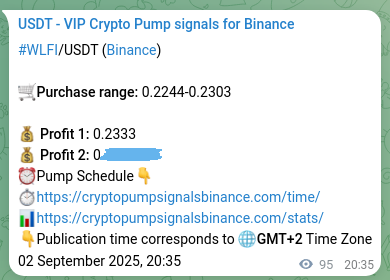 Confirm the crypto trading signal for WLFI pump on Binance, 02 September 2025, 23:11 Crypto trading signal confirmation: WLFI pump on Binance, 02 September 2025, 23:11