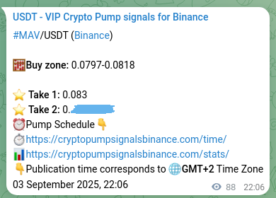 View the proof of MAV pump signal on Binance at 04 September 2025, 00:28 Proof of MAV pump signal on Binance at 04 September 2025, 00:28