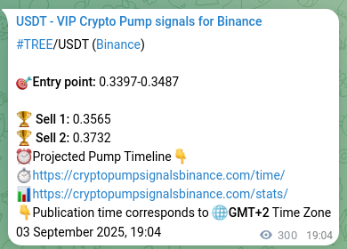Authenticated proof of TREE's pump signal on Binance at 04 September 2025, 03:23 Authenticated proof of TREE's pump signal on Binance at 04 September 2025, 03:23