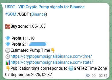 Binance pump signal data for SOMI at 07 September 2025, 05:21 Binance pump signal data for SOMI at 07 September 2025, 05:21