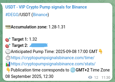 Authenticated proof of DEGO's pump signal on Binance at 08 September 2025, 12:47 Authenticated proof of DEGO's pump signal on Binance at 08 September 2025, 12:47