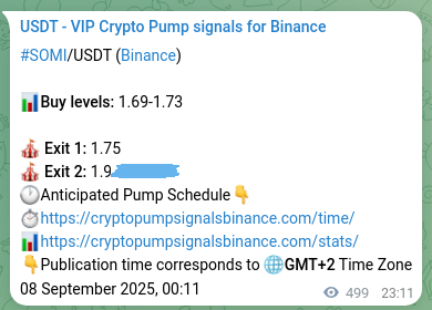 Signal verification: Confirm SOMI pump on Binance at 08 September 2025, 14:02 Signal verification: SOMI pump on Binance at 08 September 2025, 14:02