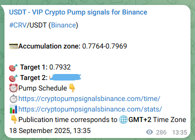Crypto market signal proof: CRV pump on Binance, 18 September 2025, 21:31 Crypto market signal proof: CRV pump on Binance, 18 September 2025, 21:31