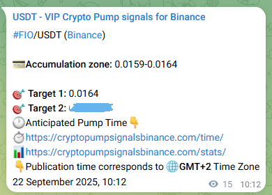 Explore the FIO pump signal verification from Binance, timestamp: 22 September 2025, 10:35 FIO pump signal verification from Binance, timestamp: 22 September 2025, 10:35