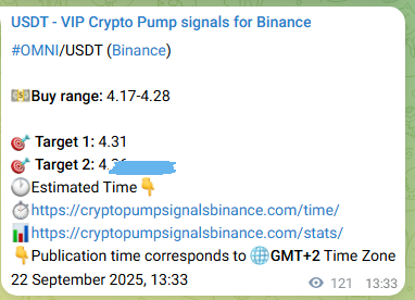 Binance trading signal proof for OMNI pump, 22 September 2025, 16:56 Binance trading signal proof for OMNI pump, 22 September 2025, 16:56
