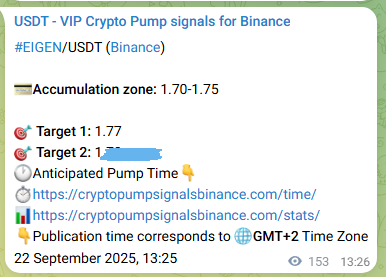 Binance pump signal data for EIGEN at 22 September 2025, 17:43 Binance pump signal data for EIGEN at 22 September 2025, 17:43