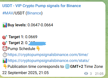 Discover the authenticated MAV pump signal on Binance, 22 September 2025, 21:10 Authenticated MAV pump signal on Binance, 22 September 2025, 21:10