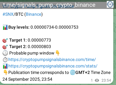 View the proof of SNX pump signal on Binance at 25 September 2025, 00:36 Proof of SNX pump signal on Binance at 25 September 2025, 00:36