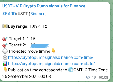 Authenticated proof of BARD's pump signal on Binance at 26 September 2025, 00:40 Authenticated proof of BARD's pump signal on Binance at 26 September 2025, 00:40