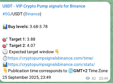 Crypto pump signal proof: Verify 0G on Binance, 26 September 2025, 02:07 Crypto pump signal proof: 0G on Binance, 26 September 2025, 02:07