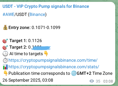 Binance exchange signal proof for AWE, 26 September 2025, 04:08 Binance exchange signal proof for AWE, 26 September 2025, 04:08